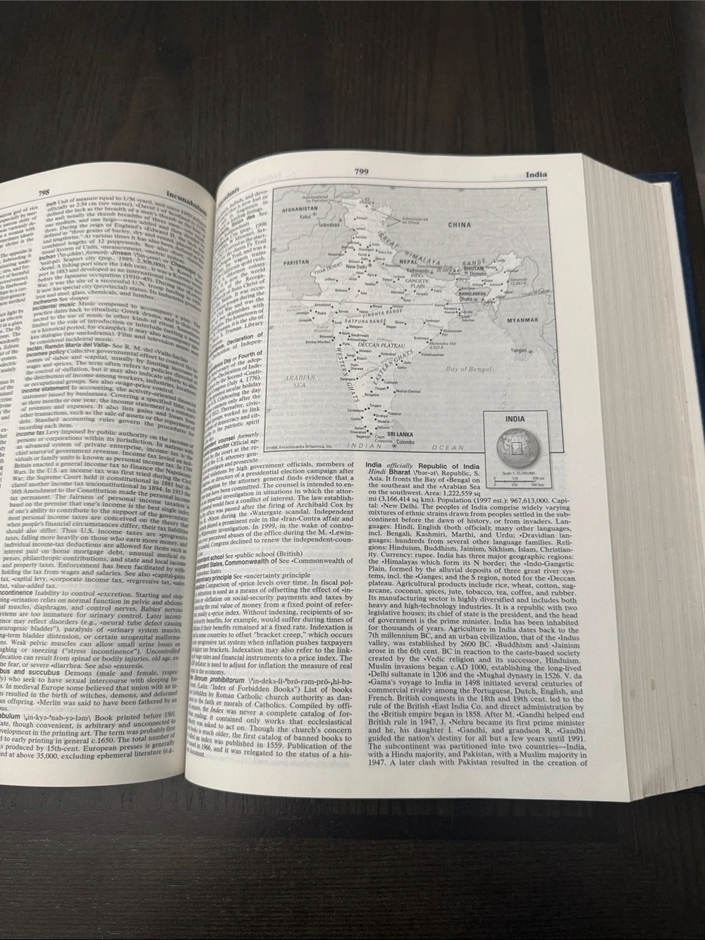 Collegiate Encyclopedia Hardcover in Blue